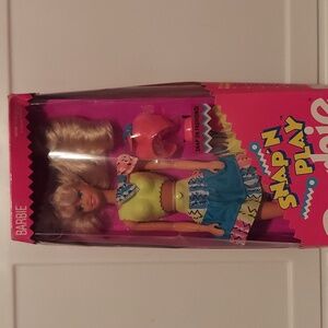 Vintage 1991 Snap 'N Play Barbie NIB